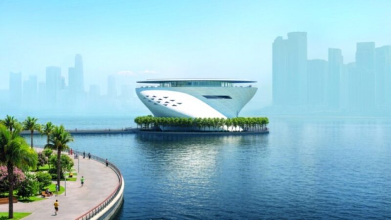 الشيخ محمد بن راشد يكشف عن أحدث معالم المدينة العائمة على الماء: متحف دبي للفنون (DUMA)