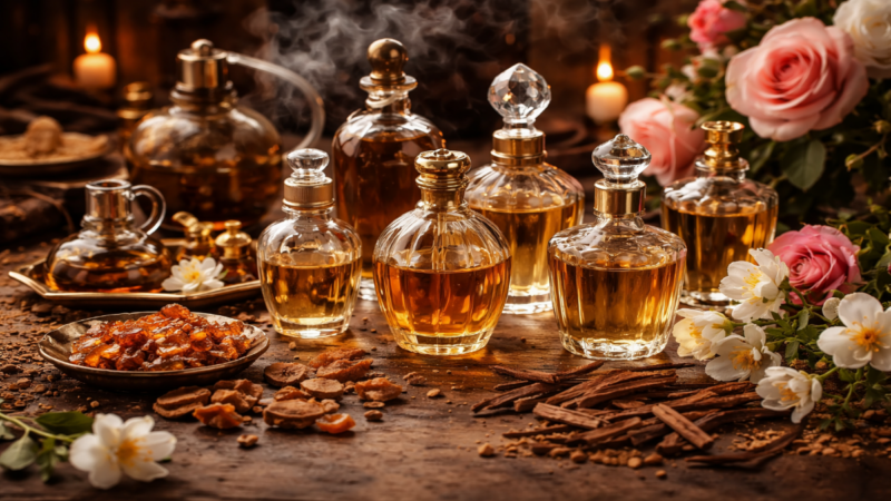 🌸 صناعة العطور.. عندما يلتقي العلم بالفن ليخلق سحرًا لا يُرى