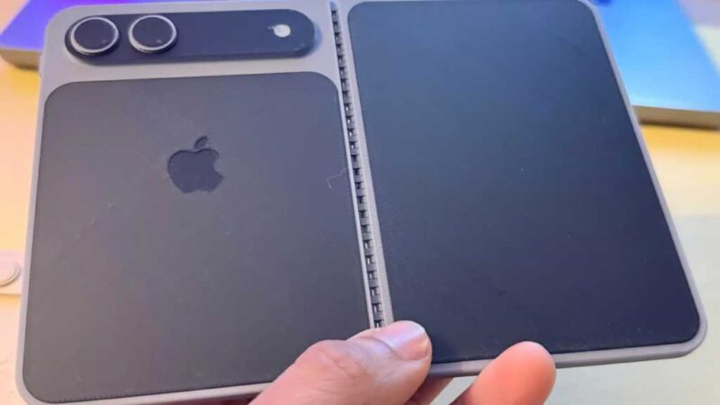 آيفون القابل للطي.. تسريبات تكشف تصميماً مختلفاً عن المنافسين