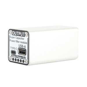 وحدة فلترة طاقة بمكثفات فائقة Super Capacitor Power Filter Module بمدخل Type-C ومخرج USB