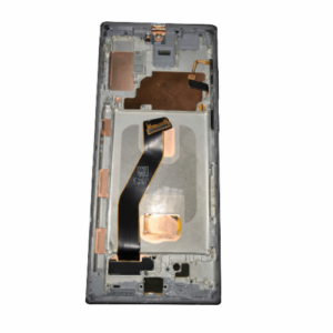 شاشة سامسونج جالاكسي نوت 10 بلس أصلية بالفريم مع أزرار الباور والتحكم بالصوت