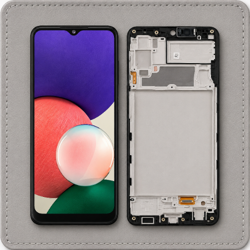 Original Samsung Galaxy A22 LTE Full Screen Assembly – High Quality Display Replacement - Used