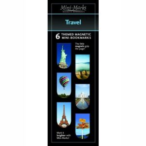 Mini-Marks Travel – Magnetic Mini Bookmarks (Set of 6)
