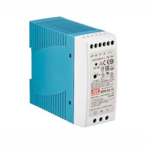 DIN-Rail Power Supply 60W 12V 5A ; MW Mean Well, MDR-60-12