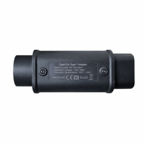 أداپتور شحن سيارة كهربائية Type 2 إلى Type 1 – تيار AC حتى 32 أمبير (نسخة)