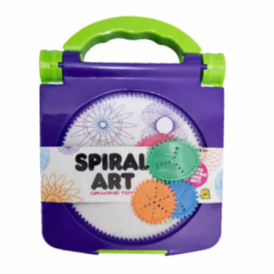 لعبة الرسم الحلزوني للأطفال – Spiral Art Drawing Toy مع تروس ملونة