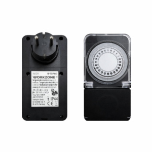 مؤقت كهربائي ميكانيكي خارجي WORKZONE – IP44