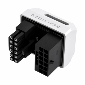 كونكتور 12VHPWR بزاوية 180 درجة 16Pin PCIe 5.0 لكروت RTX – حتى 600W