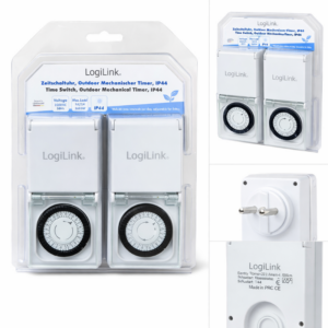 LogiLink Outdoor Mechanical Timer IP44 – Model ET0006A