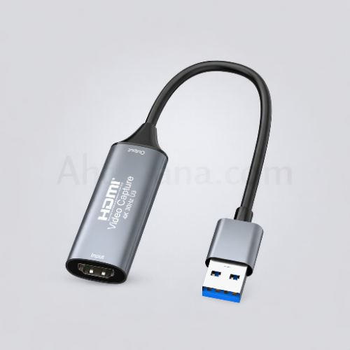 4K 30Hz HDMI to USB 3.0 Video Capture Card for Live Streaming & Recording