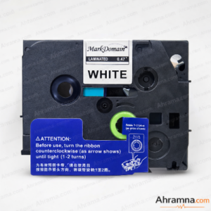 12mm Laminated Label Printer Tape White – Compatible with Brother P-Touch (TZe-231 Replacement)