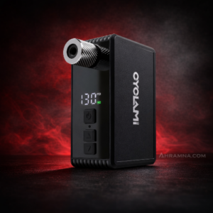 CYCLAMI AM6 Pro Mini Air Pump – Portable Tire Inflator 130 PSI with Digital Display