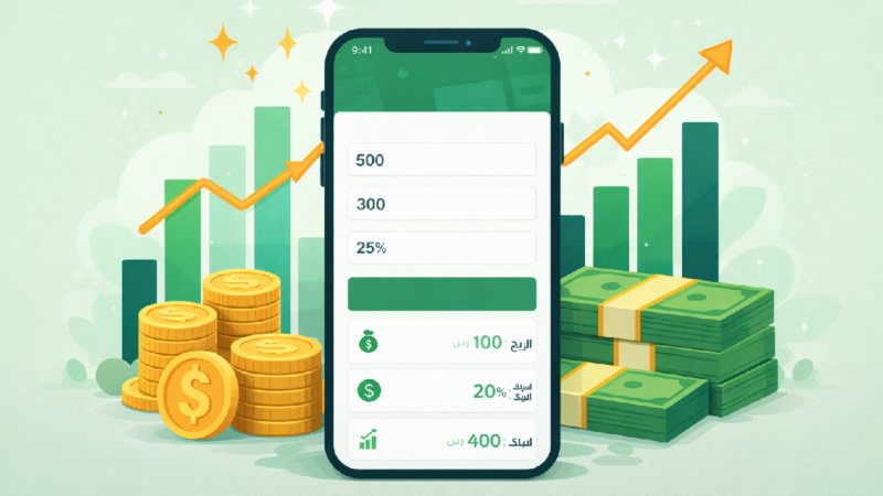 تطبيق حاسبة الربح