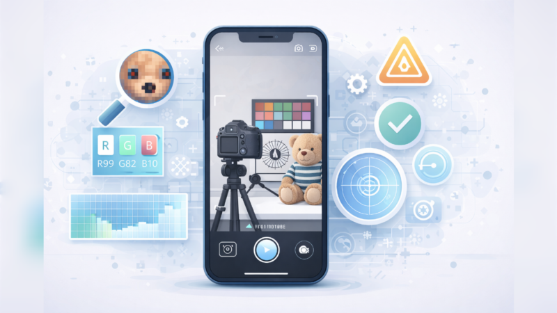 تطبيق اختبار الكاميرا