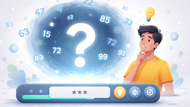 تطبيق تحدي تخمين الرقم