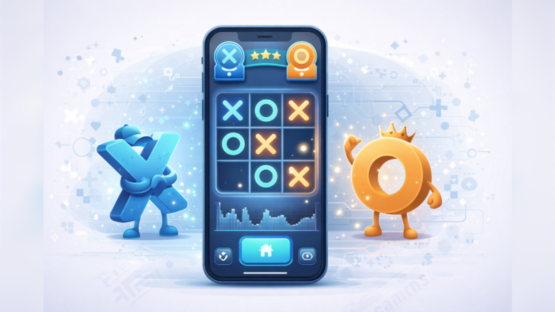 تطبيق لعبة XO