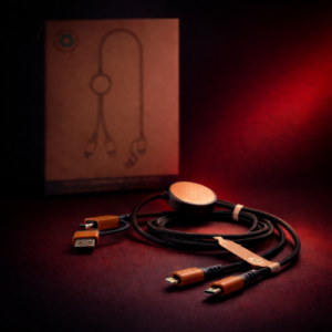 كابل شحن ومزامنة 4 في 1 بطول 120 سم – خامات معاد تدويرها