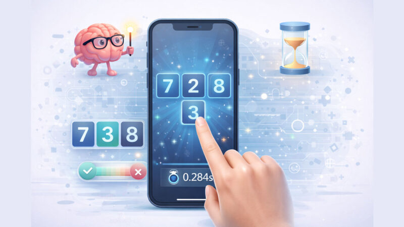 تطبيق لعبة الذاكرة الرقمية