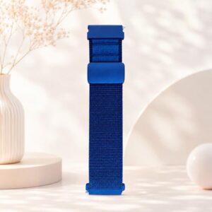22mm Magnetic Nylon Watch Strap – Premium Adjustable Loop Band