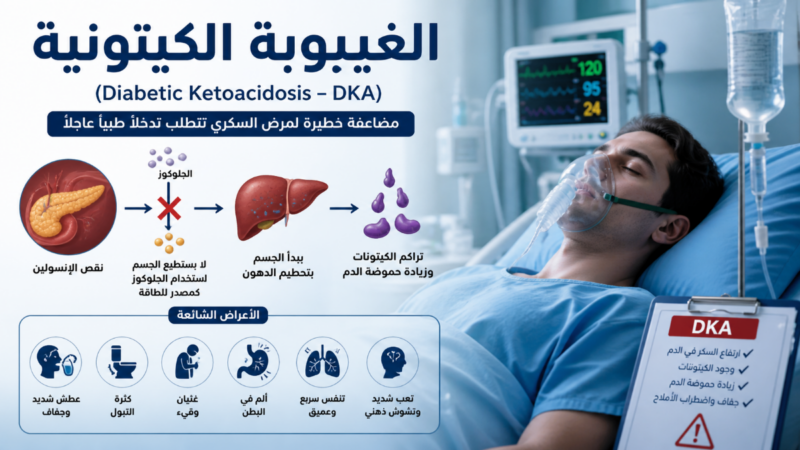 الغيبوبة الكيتونية (Diabetic Ketoacidosis – DKA)