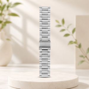 Silver Stainless Steel Watch Band 22mm