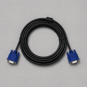 VGA Male to Male Monitor & Projector Cable – High Quality Video Display Cable
