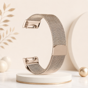 Metal Band for Fitbit Charge 5, 6 – Rose Gold