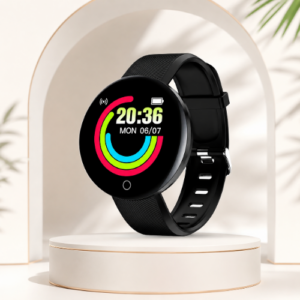 ساعة ذكية D18 Smart Watch للياقة البدنية ومراقبة الصحة – شاشة دائرية