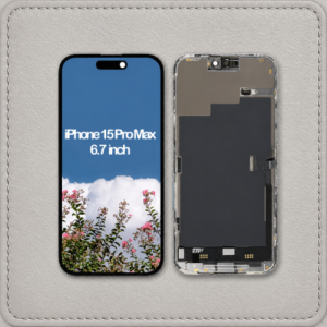 iPhone 15 Pro Max 6.7" OLED/AMOLED Display Screen Replacement Assembly with Frame