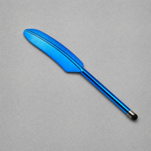 Blue Feather Touch Screen Capacitive Stylus Pen for Smartphones & Tablets