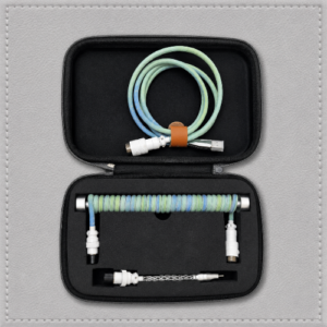 USB-C Aviator Coiled Mechanical Keyboard Cable – RGB Handmade Type-C to USB-A