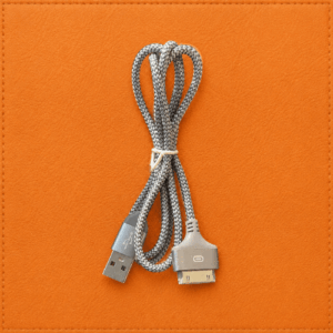 كابل USB-A إلى Apple 30-Pin مضفر – شحن ومزامنة البيانات