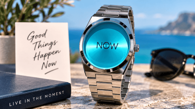 ساعة لا تخبرك بالوقت!.. «NOW Watch» تذكّرك بأن أهم وقت هو الآن