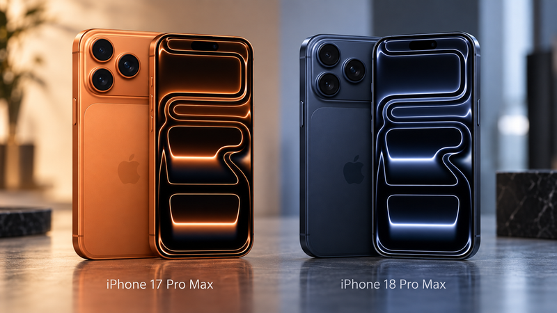 iPhone 17 Pro Max ضد iPhone 18 Pro Max.. هل تستحق الترقية إلى هاتف آبل الجديد؟